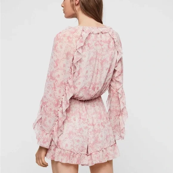 ALLSAINTS | Flora Rosa Romper - Picture 2 of 7